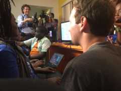 Facebook founder, Zuckerberg in Nigeria, facebooks his trip 5 Photos: Mark Zuckerberg in Nigeria