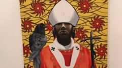 A Paul Ndema painting