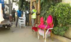 Prepaation de la ceremonie