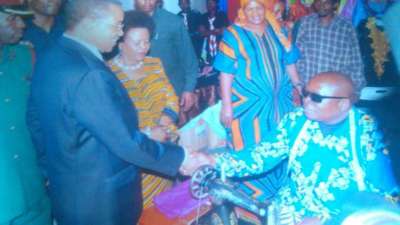 President Jakaya Kikwete visiting him in his tailor shop