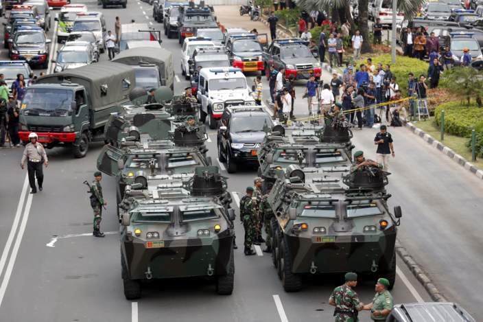 Indonesian Navy Panzers arrive in Jakarta