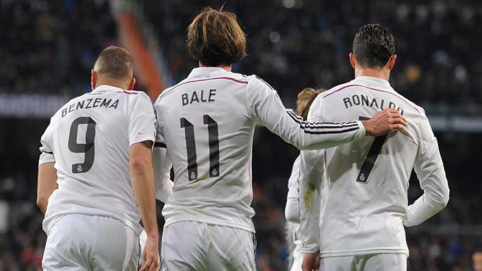 Benzema, Bale and Ronaldo