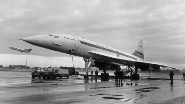 Concorde on runway