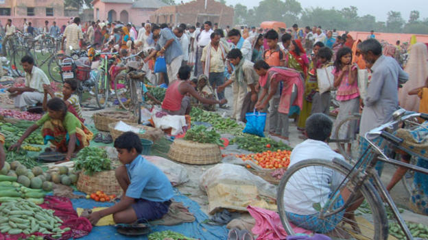 A weekly rural market 