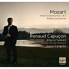 Review of Violin Concertos 1 & 3, Sinfonia Concertante (Scottish Chamber Orchestra feat. conductor: Louis Langrée, vln: Renaud Capuçon, vla: Antoine Tamestit) 