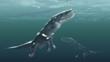A pair of swimming Ambulocetus