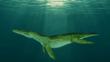 A large pliosaur that lived during the Lower Cretaceous Period