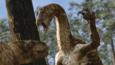 Nothronychus with claws raised in defence