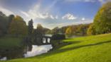 Stourhead gardens in the autumn