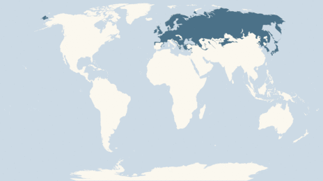 Map showing the distribution of the Black-throated diver taxa