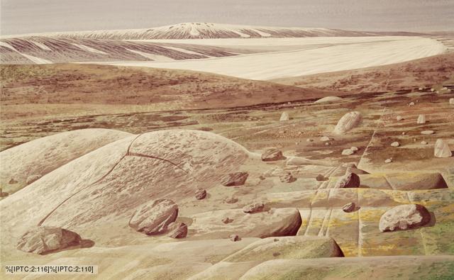 The Eden Valley in Cumbria, UK during the Pleistocene period