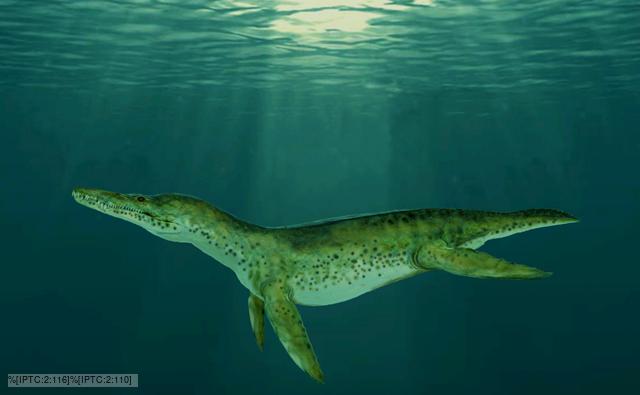 A large pliosaur that lived during the Lower Cretaceous Period