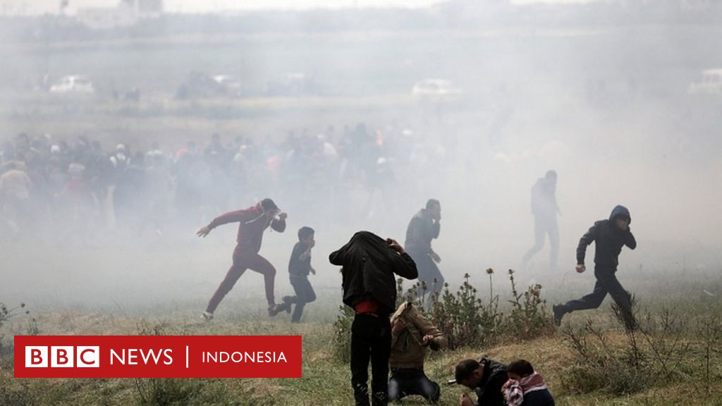 Hari Pertama Unjuk Rasa Warga Di Gaza Sedikitnya Delapan Warga