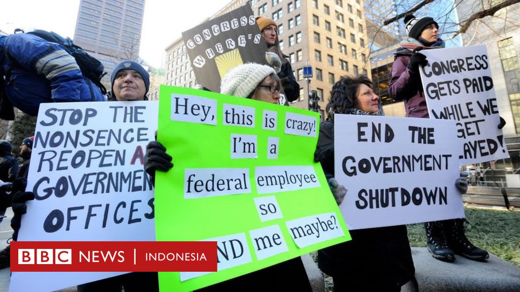 Keluh Kesah Ratusan Ribu Pegawai Negeri AS Yang Tak Gajian Akibat