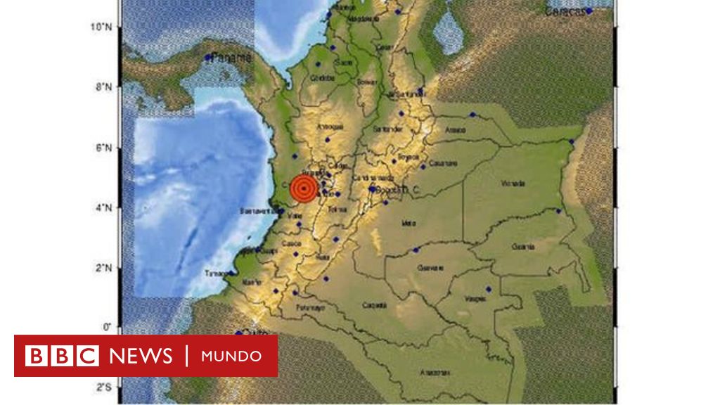 Un Sismo En Colombia De Magnitud Sacude Varias Ciudades En El Oeste