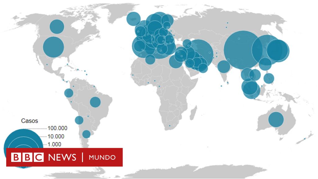 Coronavirus El Mapa Que Muestra El N Mero De Infectados Y Muertos En