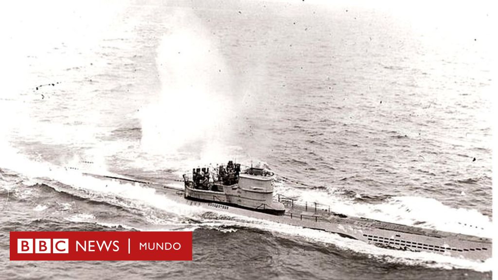 U El Submarino Nazi Hundido En La Segunda Guerra Mundial Frente A