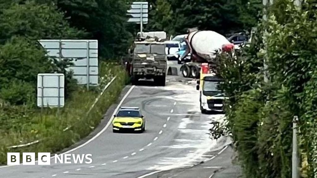 Overturned Lorry Causes A Slip Road Closure In Plymouth Translogistics