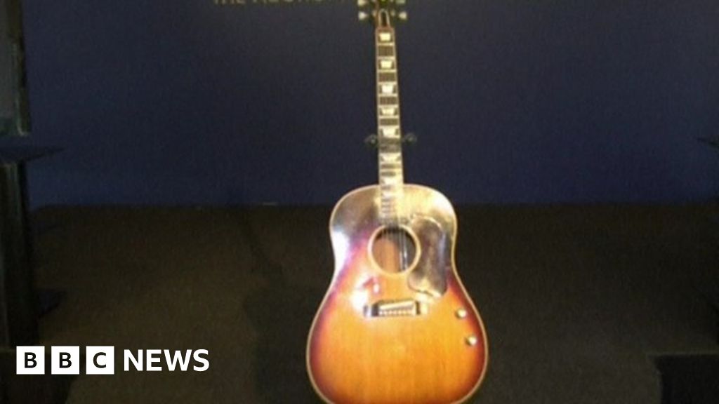 John Lennon S Acoustic Guitar Sells At Auction For 2 4m BBC News