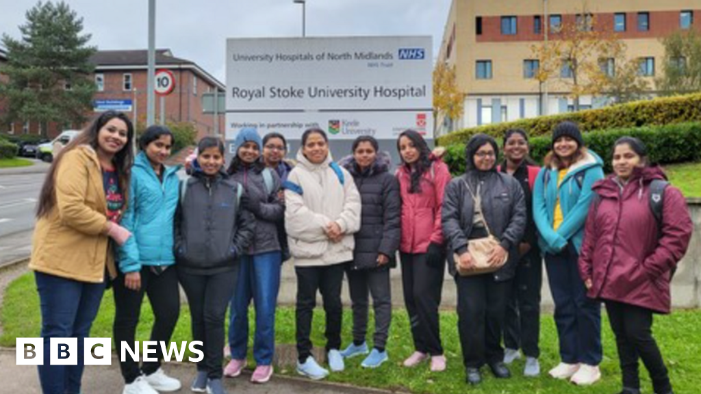 Overseas Nurses Fill Royal Stoke Hospital Vacancies Bbc News