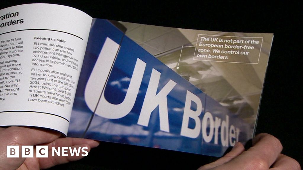 Petition To Stop Pro Eu Leaflets Gets Backers Bbc News