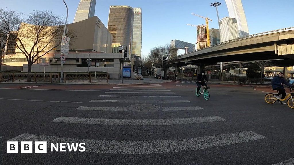 Coronavirus Walking Through Beijing S Near Empty Streets Bbc News