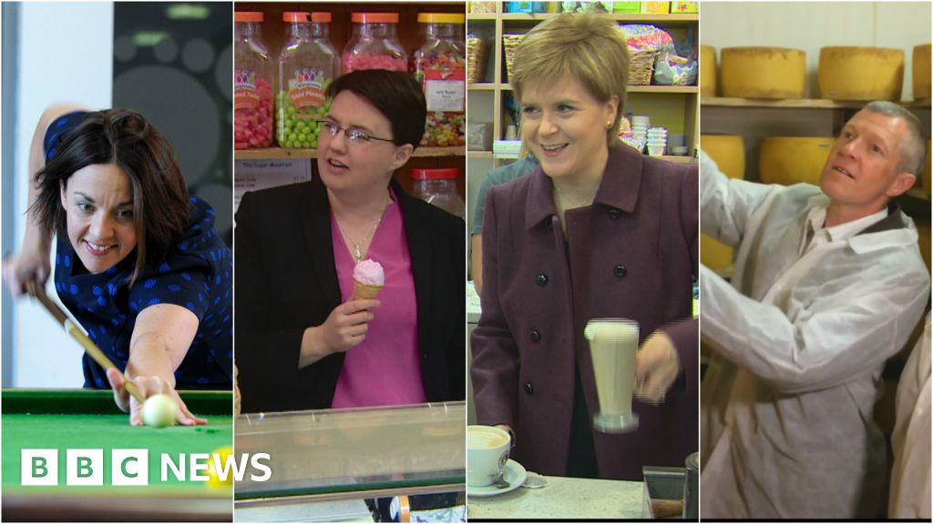 Scots Party Leaders Campaign In Battleground Seats BBC News