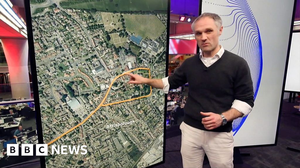 BBC Verify Pinpoints Laser Incident Location In Attleborough BBC News