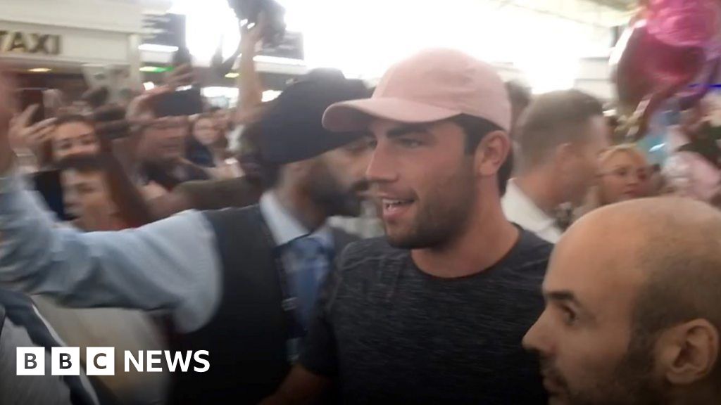 Love Island: Winners Dani Dyer and Jack Fincham return to UK