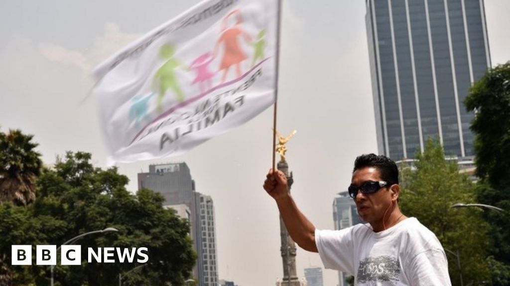 Mexico Thousands Protest Against Same Sex Marriage Proposal Bbc News