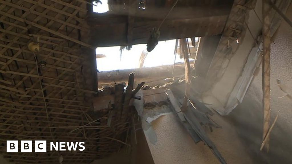 Ukraine Crisis Shelling Damages Hospital In Donetsk Bbc News