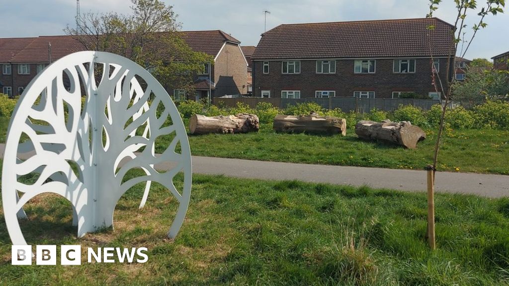 Coronavirus Memorial Erected In Eastbourne