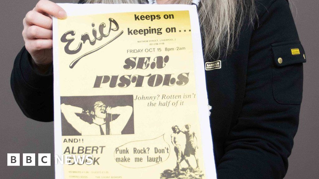 Rare Sex Pistols Poster Found In Barton Goes Under Hammer Bbc News