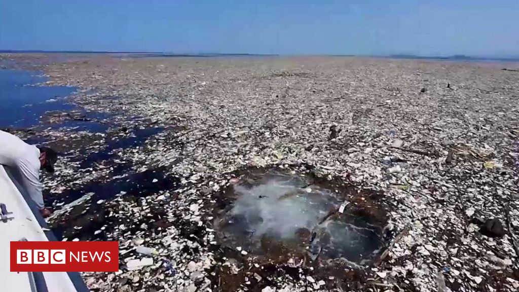 As Imagens Que Mostram O Gigantesco Mar De Lixo No Caribe BBC News Brasil