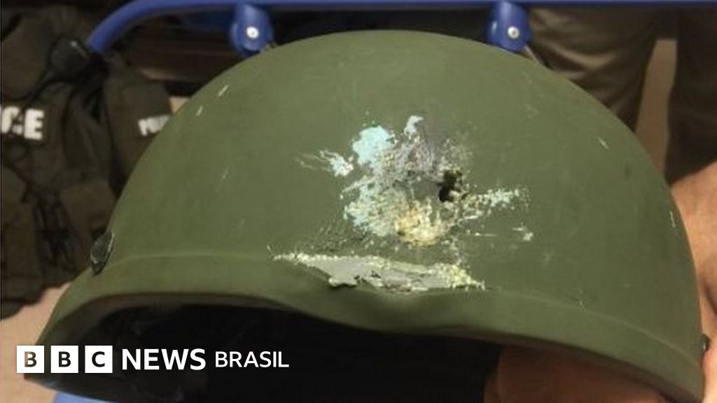 Capacete Salva Vida De Policial Em Tiroteio Em Boate Gay De Orlando BBC News Brasil