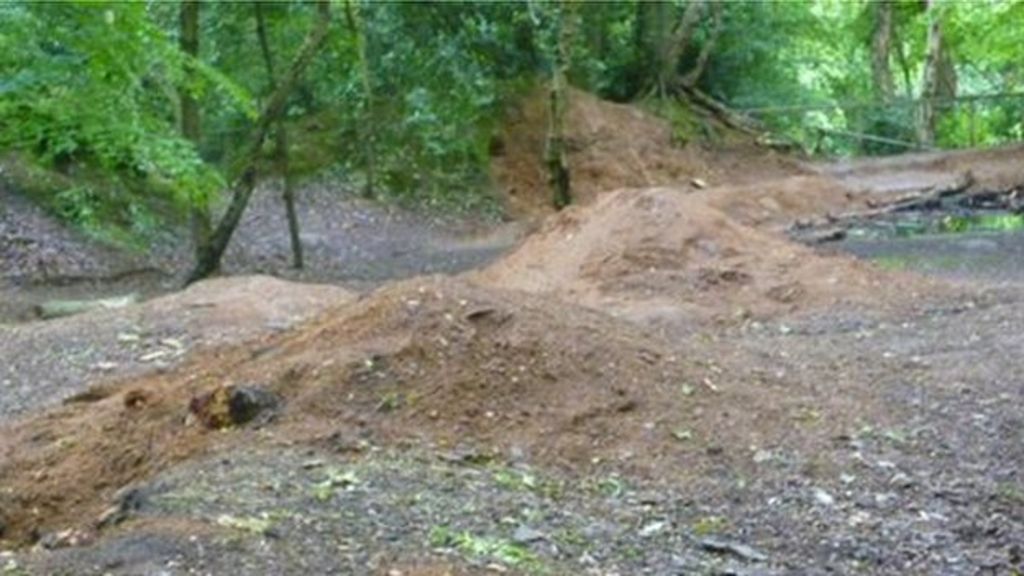 Cycle course damages nature reserve