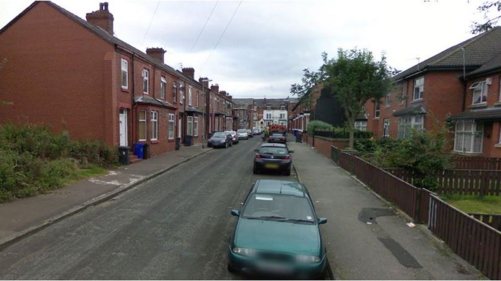Manchester woman found gagged on burning house roof