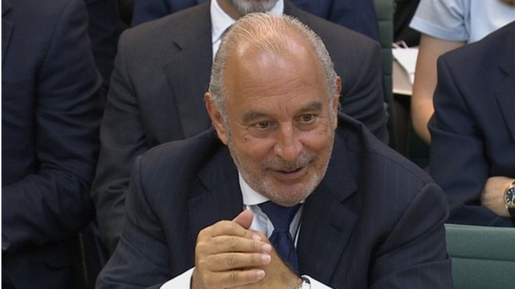 Sir Philip Green 'sad and sorry for BHS hardship'
