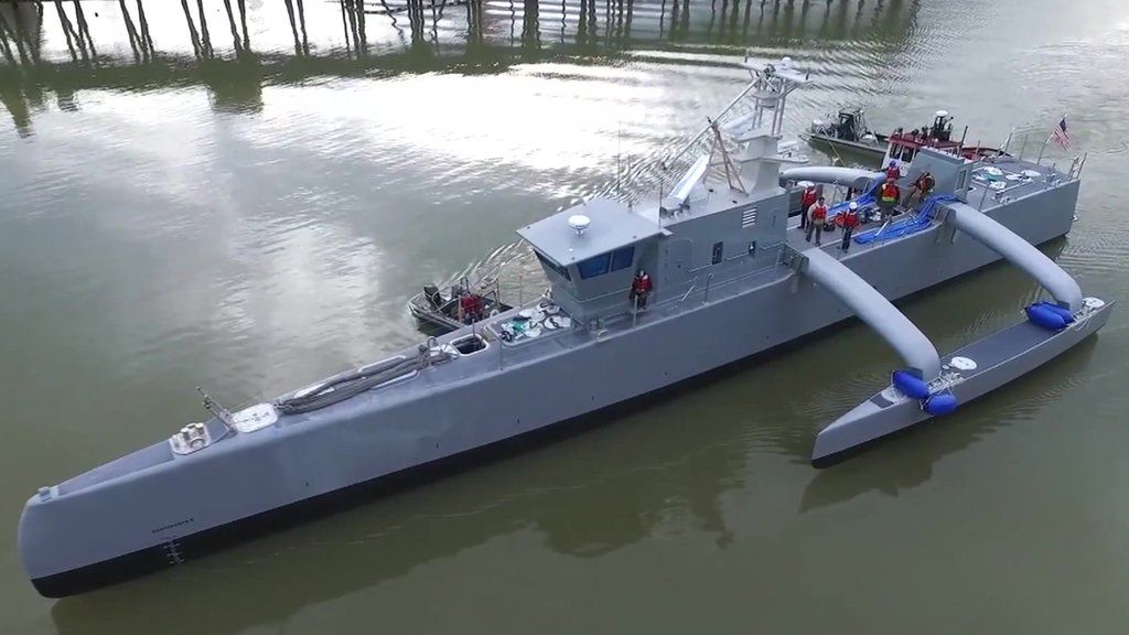 VIDEO: The ship that sails without a crew