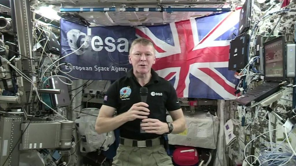 Tim Peake's message from space ahead of return to Earth