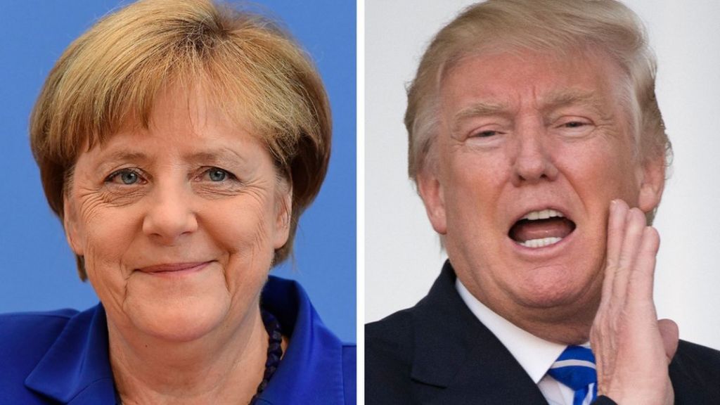 Trump was 'trying to compliment' Merkel