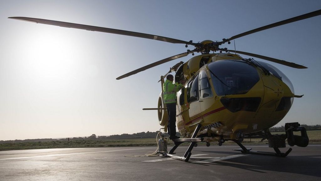Prince William's air ambulance in near-miss with drone