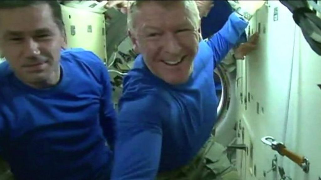 Final handshakes in space station
