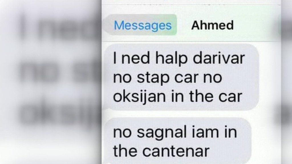 VIDEO: Boy sealed in lorry rescued by texting