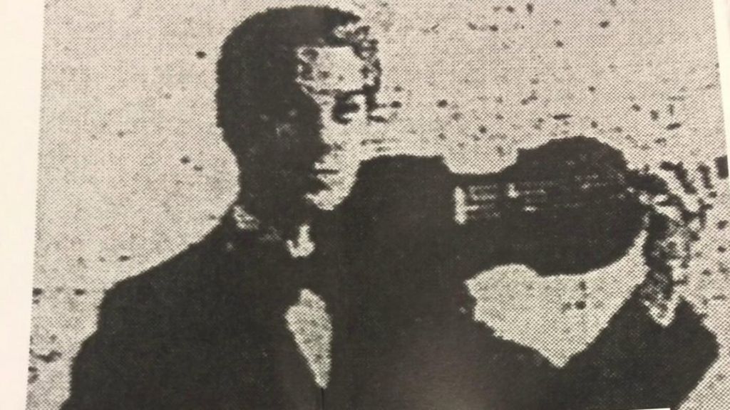 Violin plays 100 years on for Somme soldier