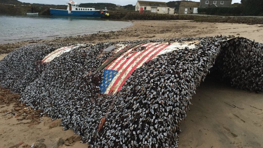 us-space-rocket-debris-found-in-sea-off-scilly-bbc-news