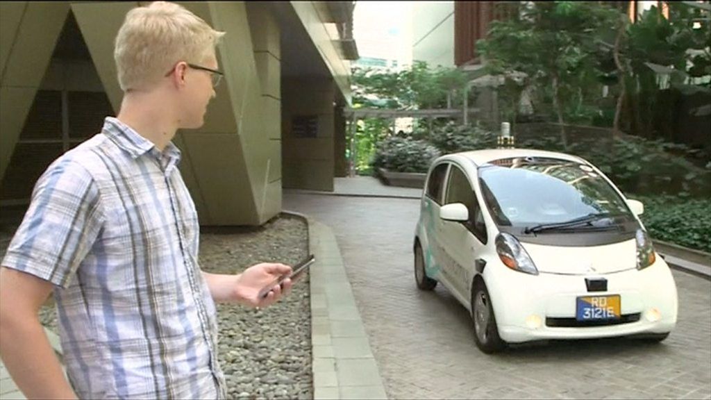 Driverless taxis roam Singapore streets