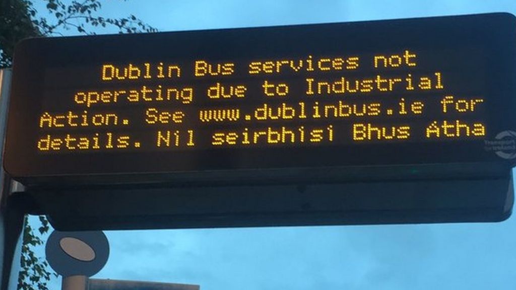 Dublin bus strike: 400,000 passengers affected