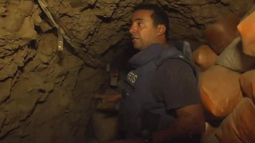 Inside the militants' tunnels in Mosul