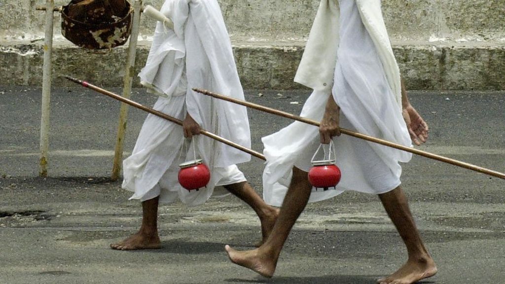 Indian Jain Monk Seeks Eight Months To Walk 2200km To Court Bbc News
